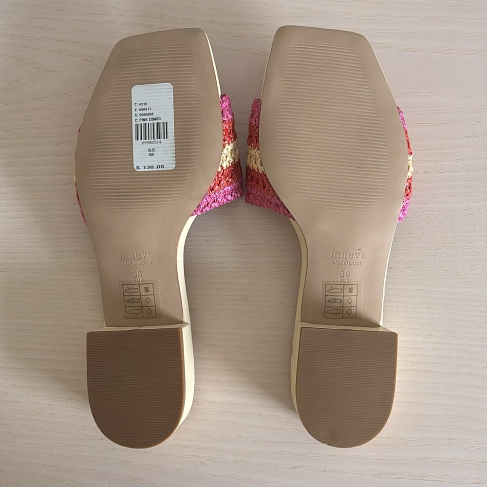 Maeve Raffia Slip-On Sandals - Picture 11 of 13